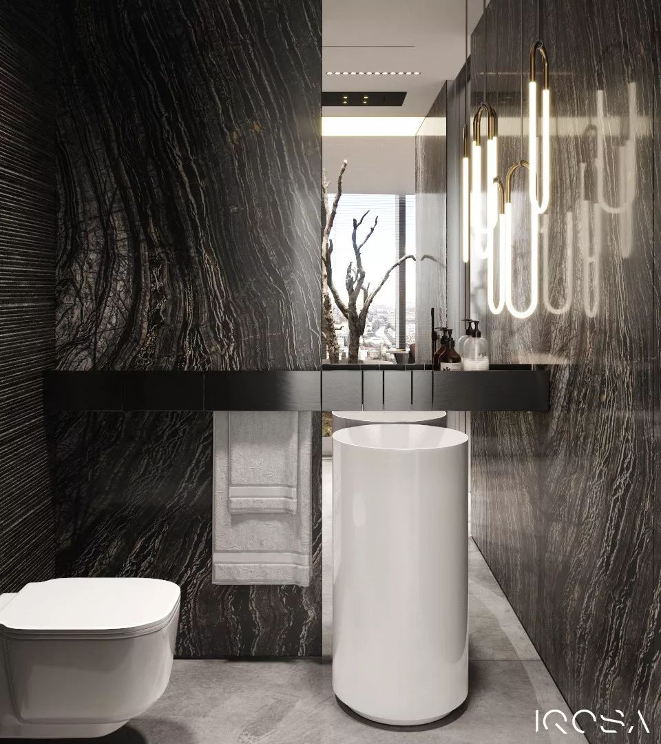 乌克兰 IQOSA 工作室打造野性公寓,粗犷与精致的完美融合-120