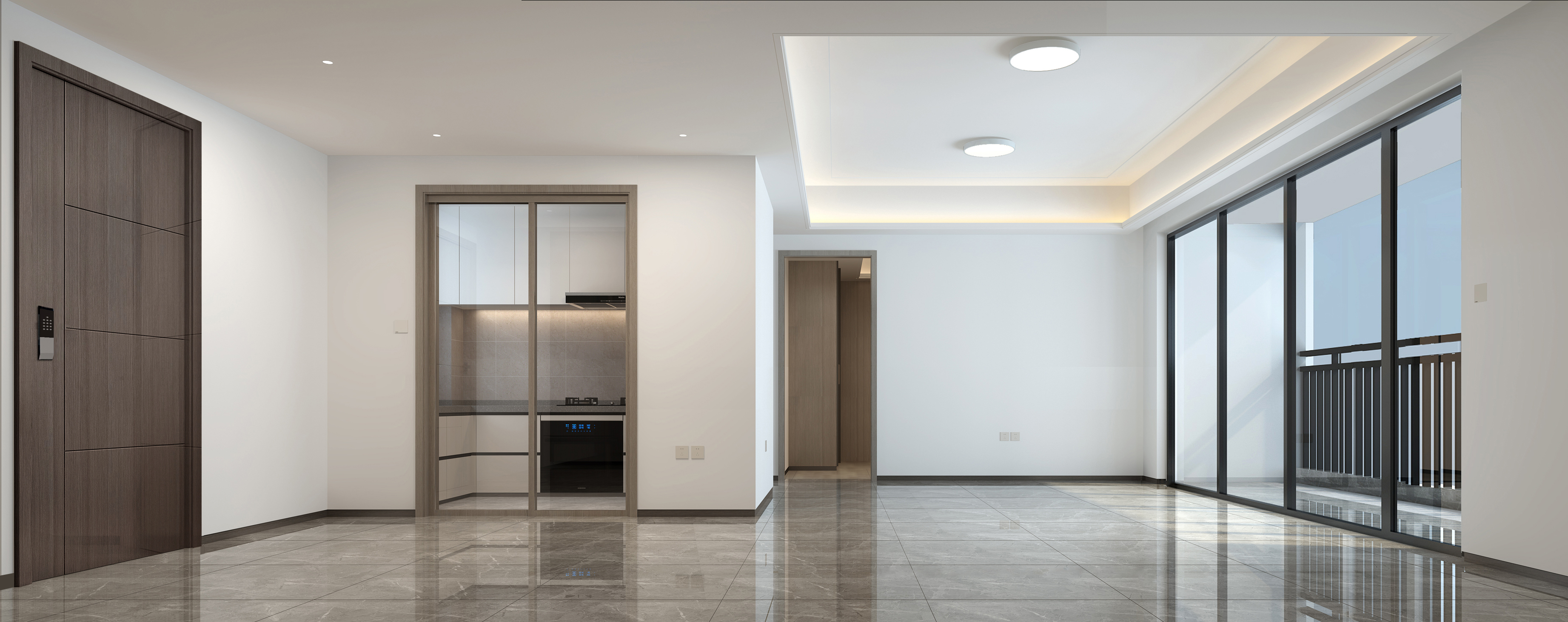 SD丨新星宇·海韵B1户型样板房设计-2