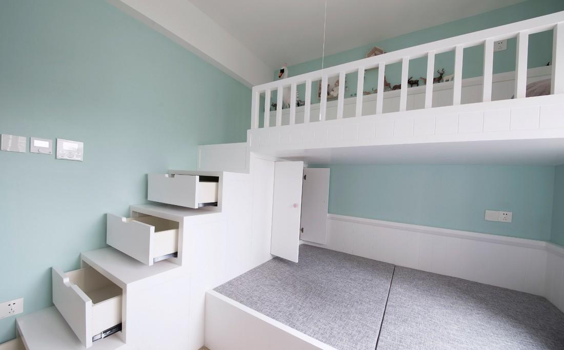 117㎡日北欧风二胎家庭住宅,餐厨空间扩大,儿童房增设高低床-26