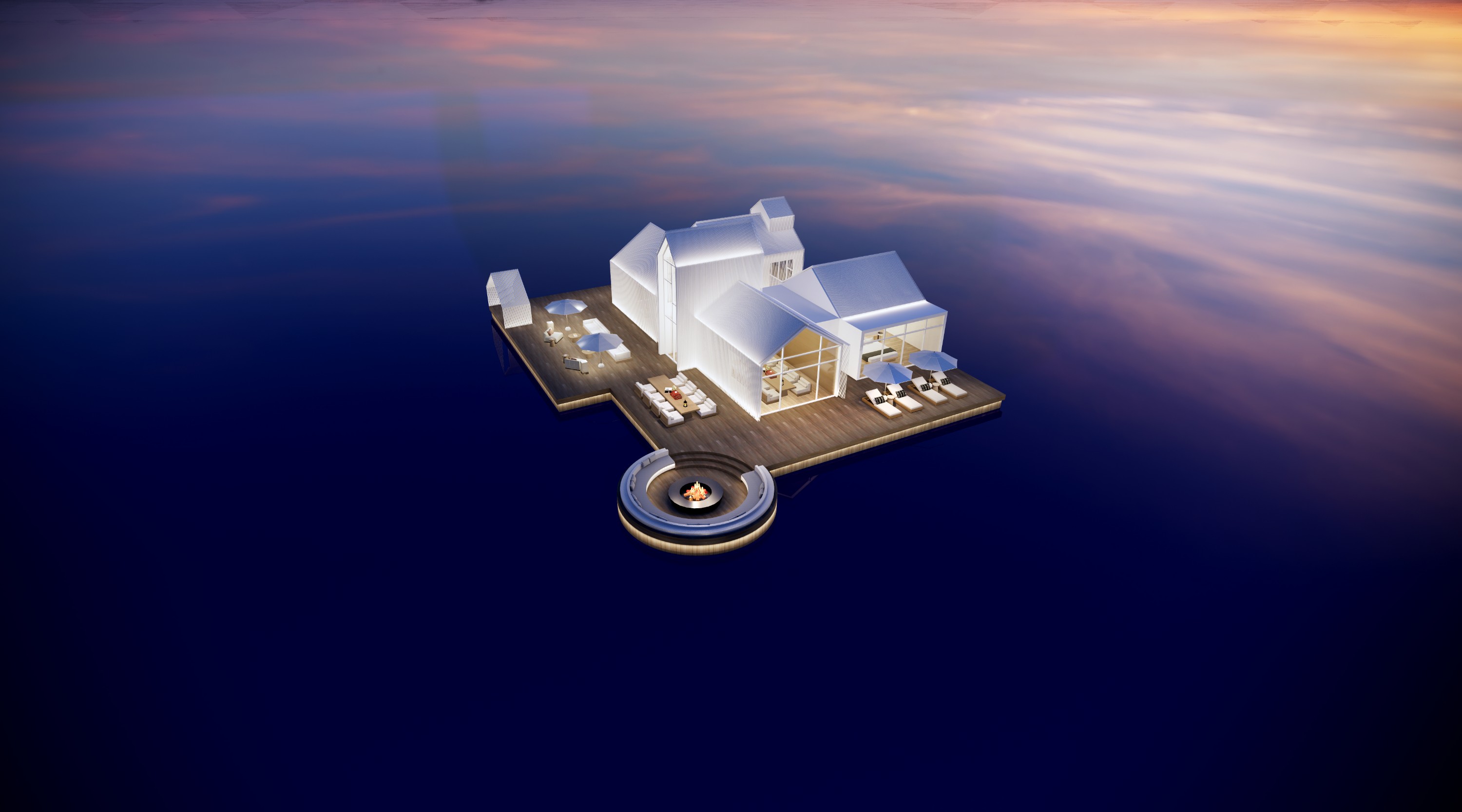 童话乌托邦之水中城堡 空中之城 | 概念 | AD国际设计 | 2022-1