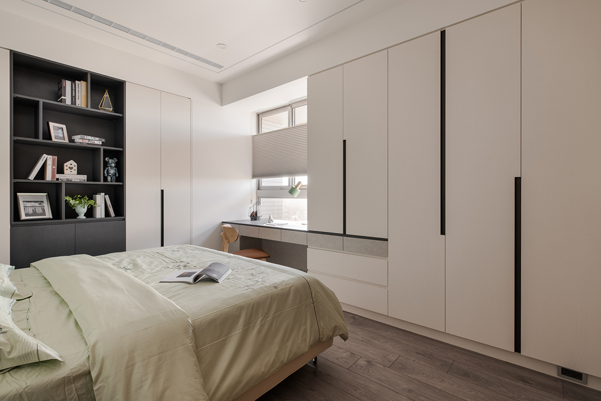 家装设计案例鉴赏——现代简约风度假感三居室-29