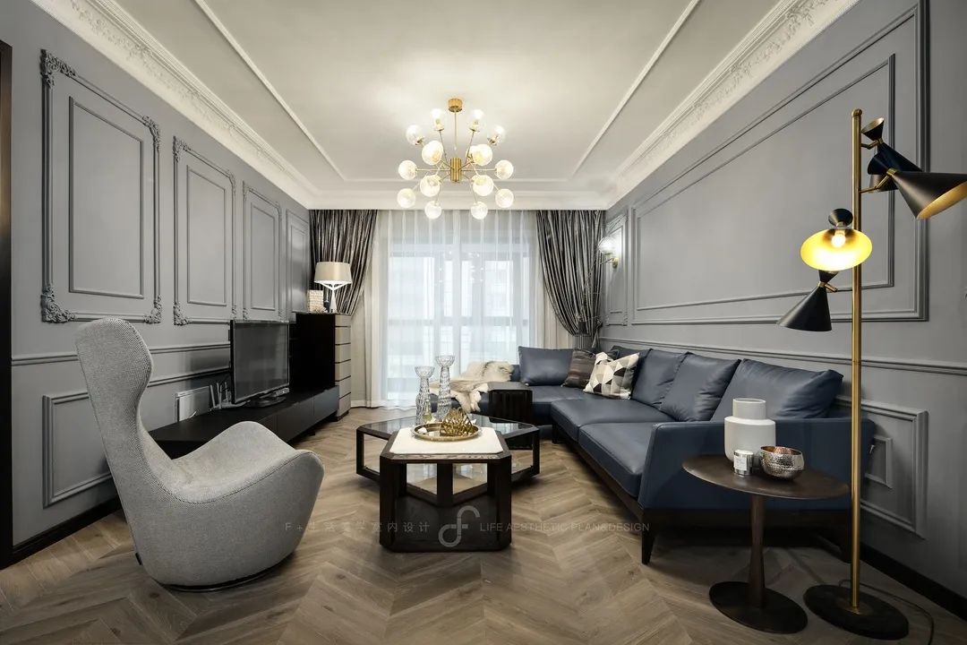 现代法式新贵,君望墅的优雅艺术空间-1