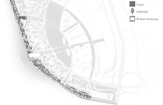 涅瓦湾填海区域步行区及公共空间美化概念方案丨俄罗斯圣彼得堡丨Studio 44（工作室44）等-45