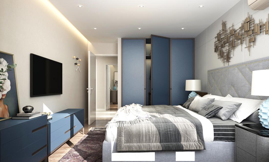 北京朝阳翠城馨园蓝色惬意之家-18