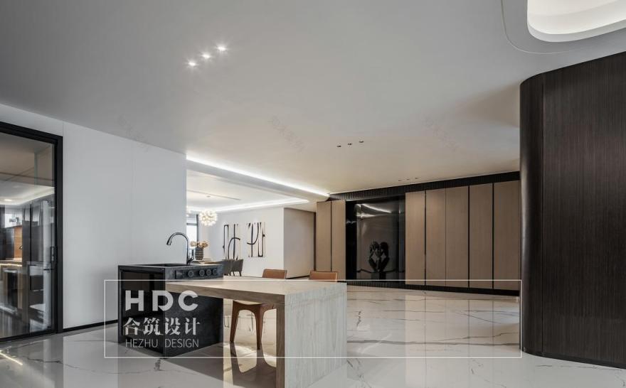 美的广场极简大平层设计-11