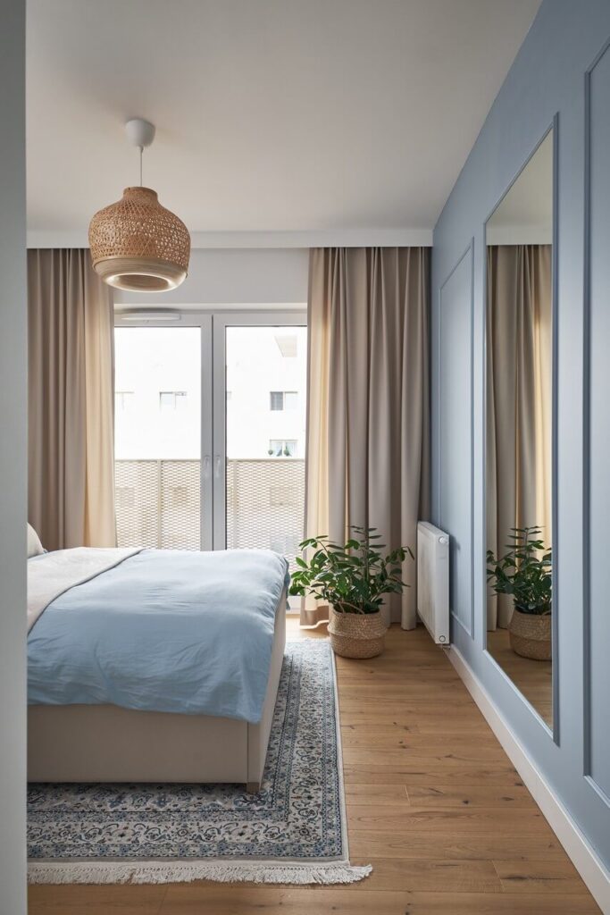 米色与蓝色调的86平公寓设计丨波兰弗罗茨瓦夫丨Projekty Wnętrz Kozak-27