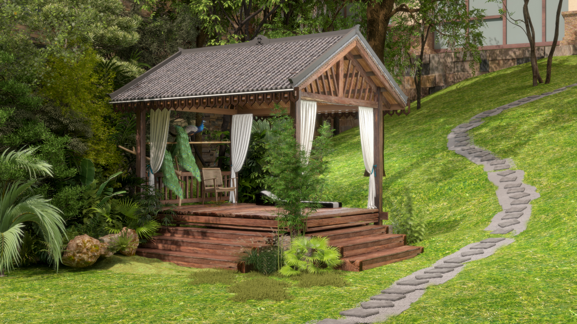 云南民族风格装饰陈展（亭子）设计 · 2024年方案汇总丨中国昆明丨郭大叔和星星崽-21