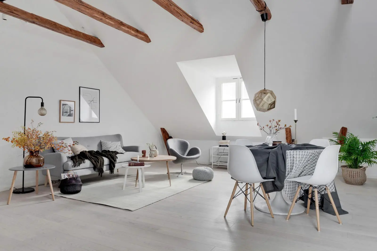 瑞典 85 平米公寓的梦幻夜晚-1