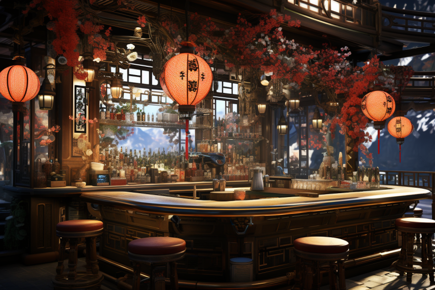 新中式吧台设计丨室内设计师-9