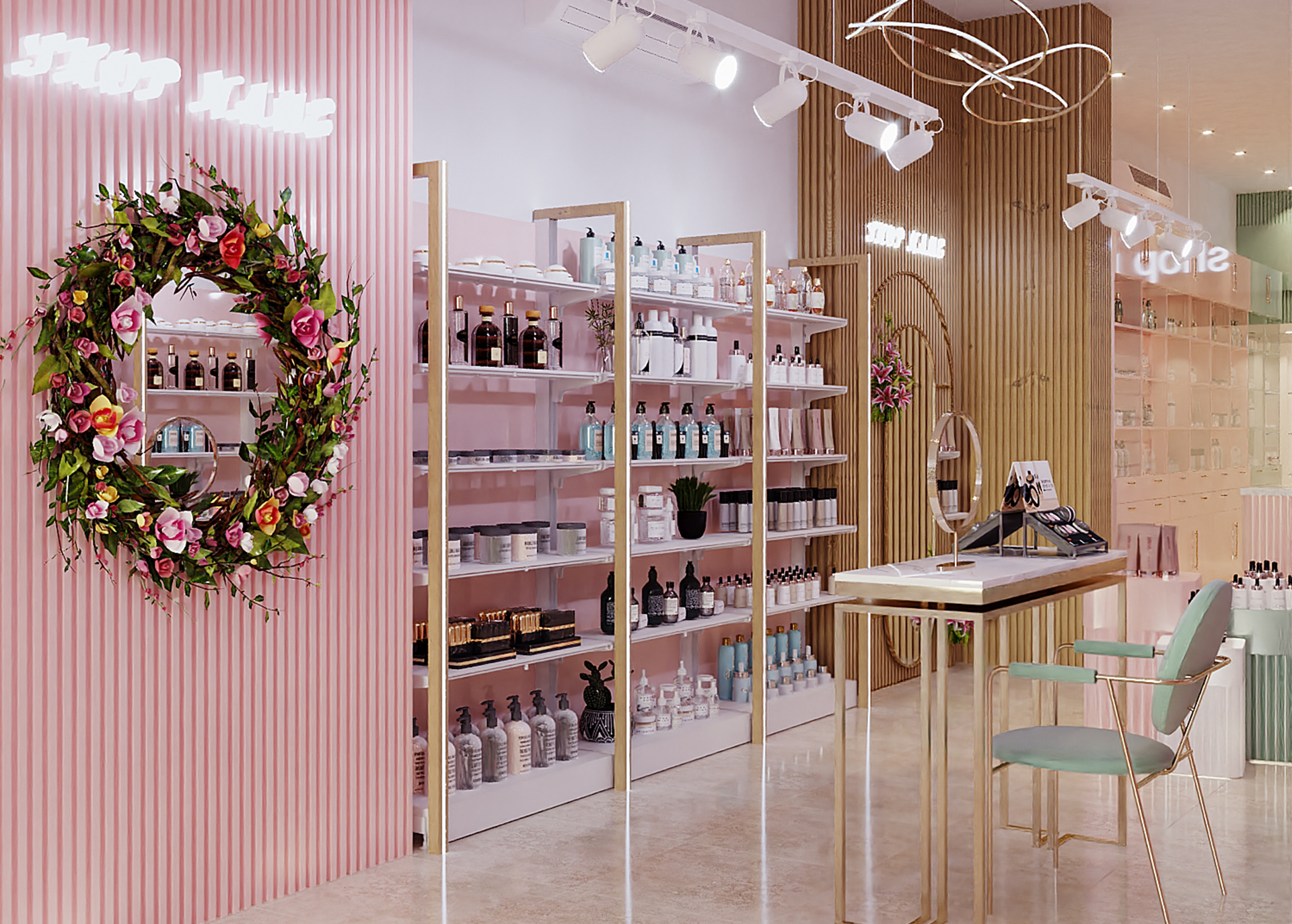 cosmetic center architecture - interior design-15