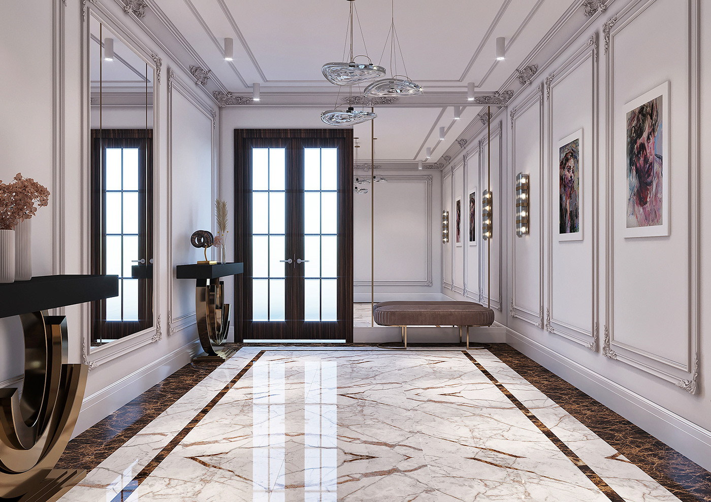 阿塞拜疆新古典主义大厅设计丨Habib Imanov-6