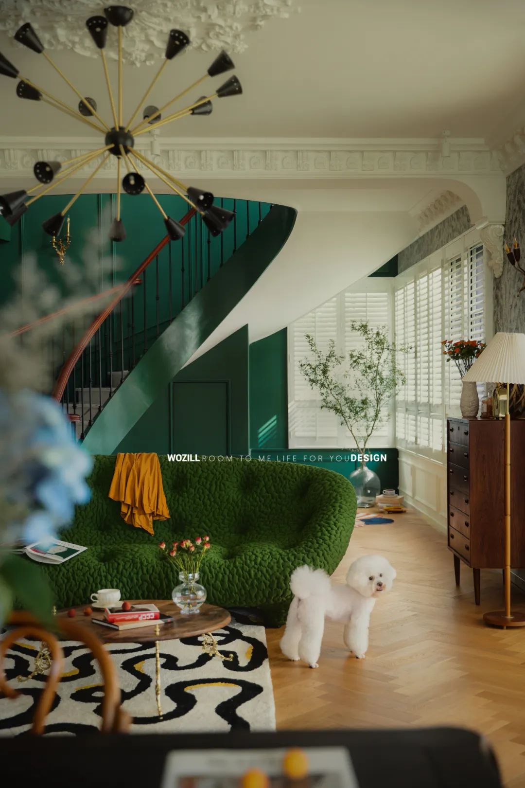 蝴蝶庄园 · 绿色中古风情的私宅设计丨中国长沙丨无见设计-9