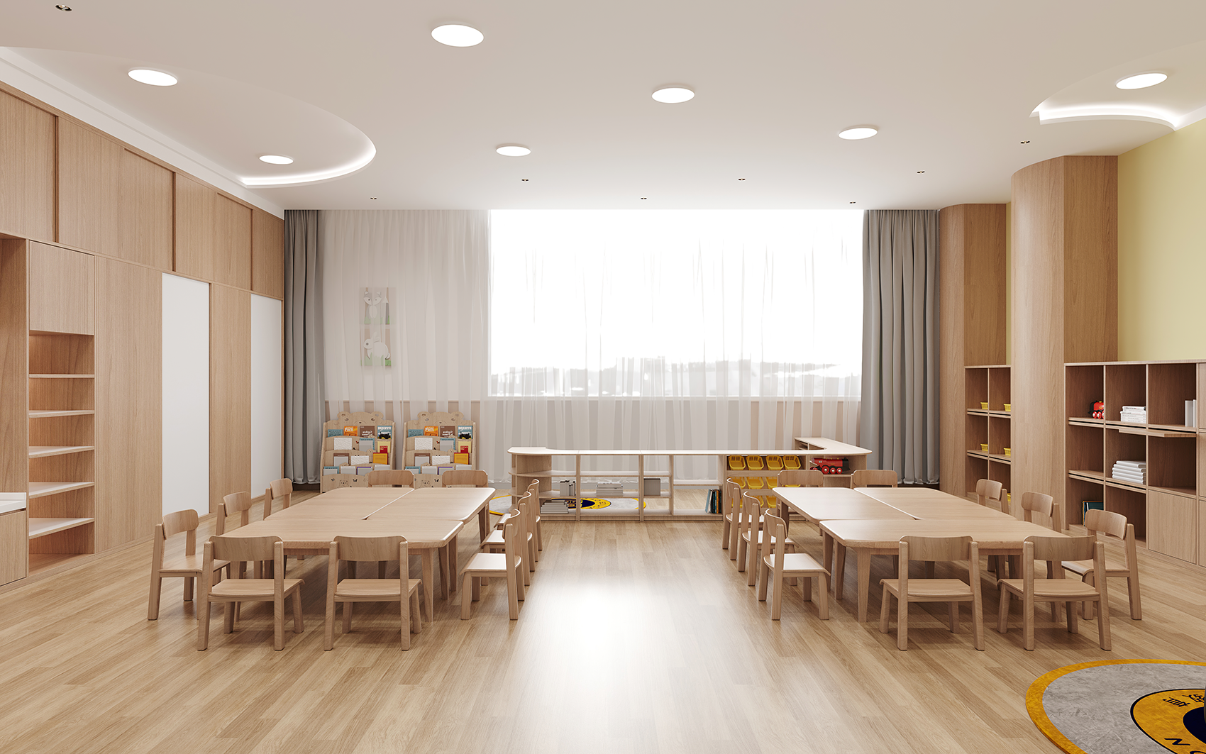 恰好教育恒茂园店&若比邻店丨中国宁波丨魔戏空间设计-36