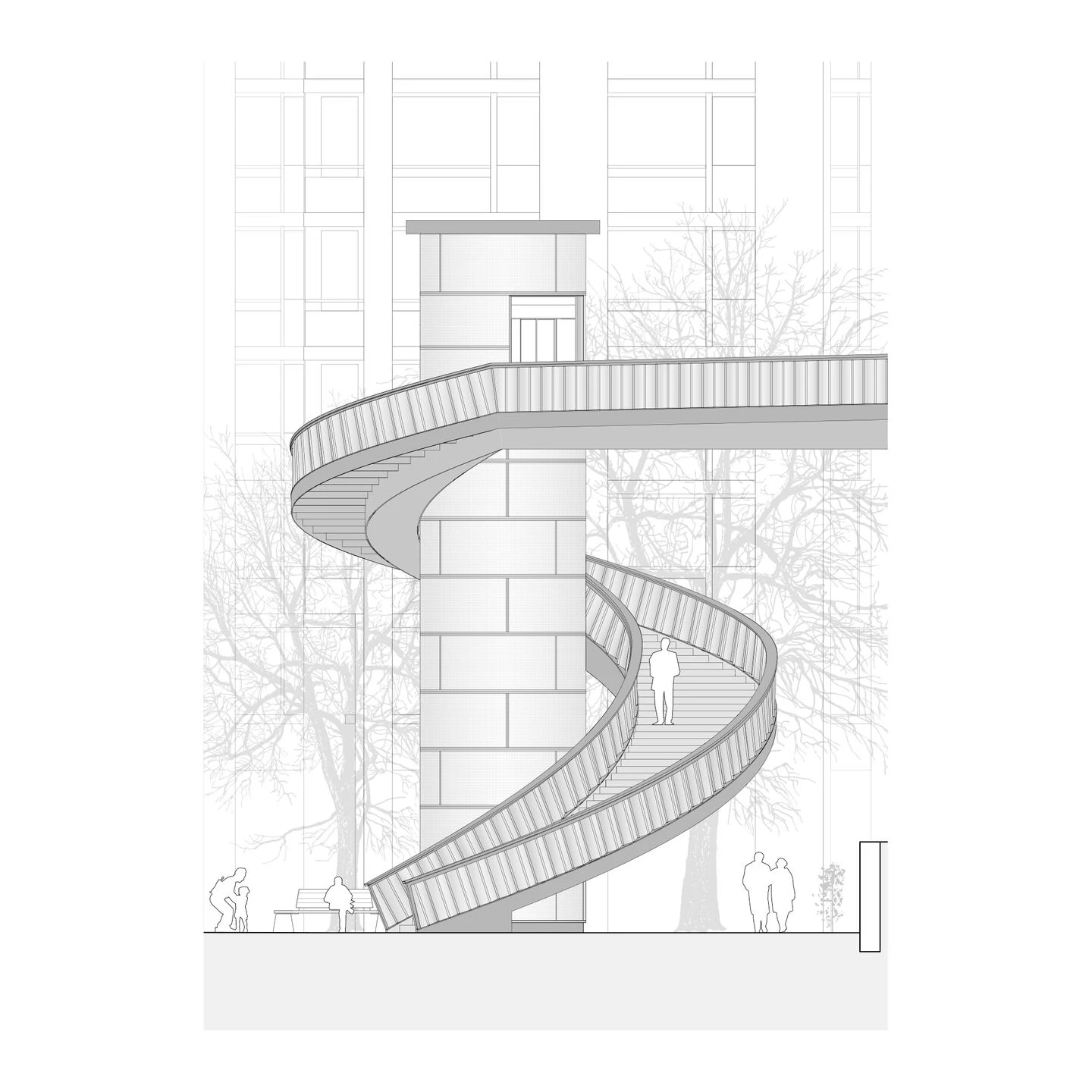 Negrelli 人行桥丨瑞士苏黎世丨ARGE Negrelli-42