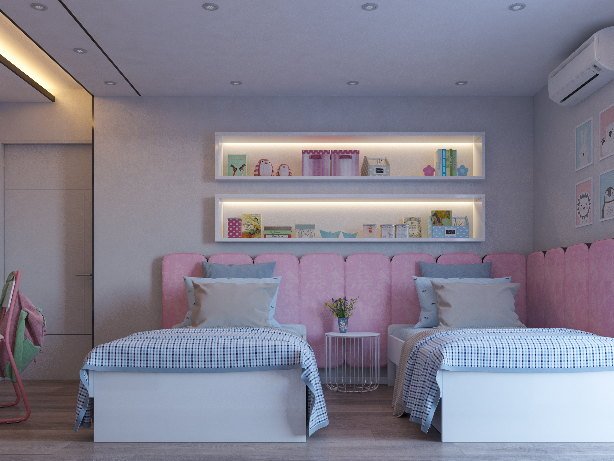 简单儿童卧室-4