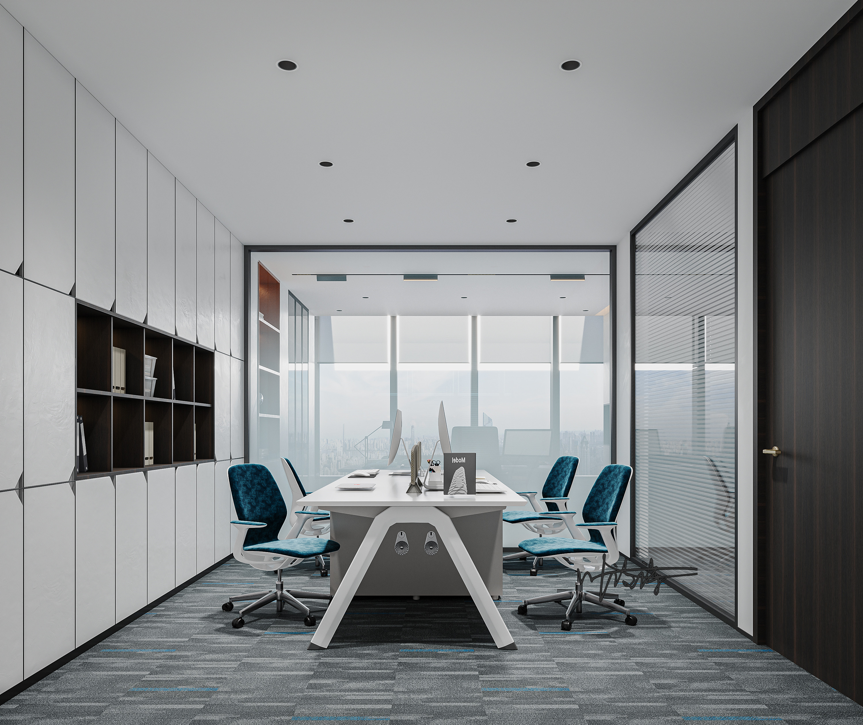 办公空间|办公室效果表现-1