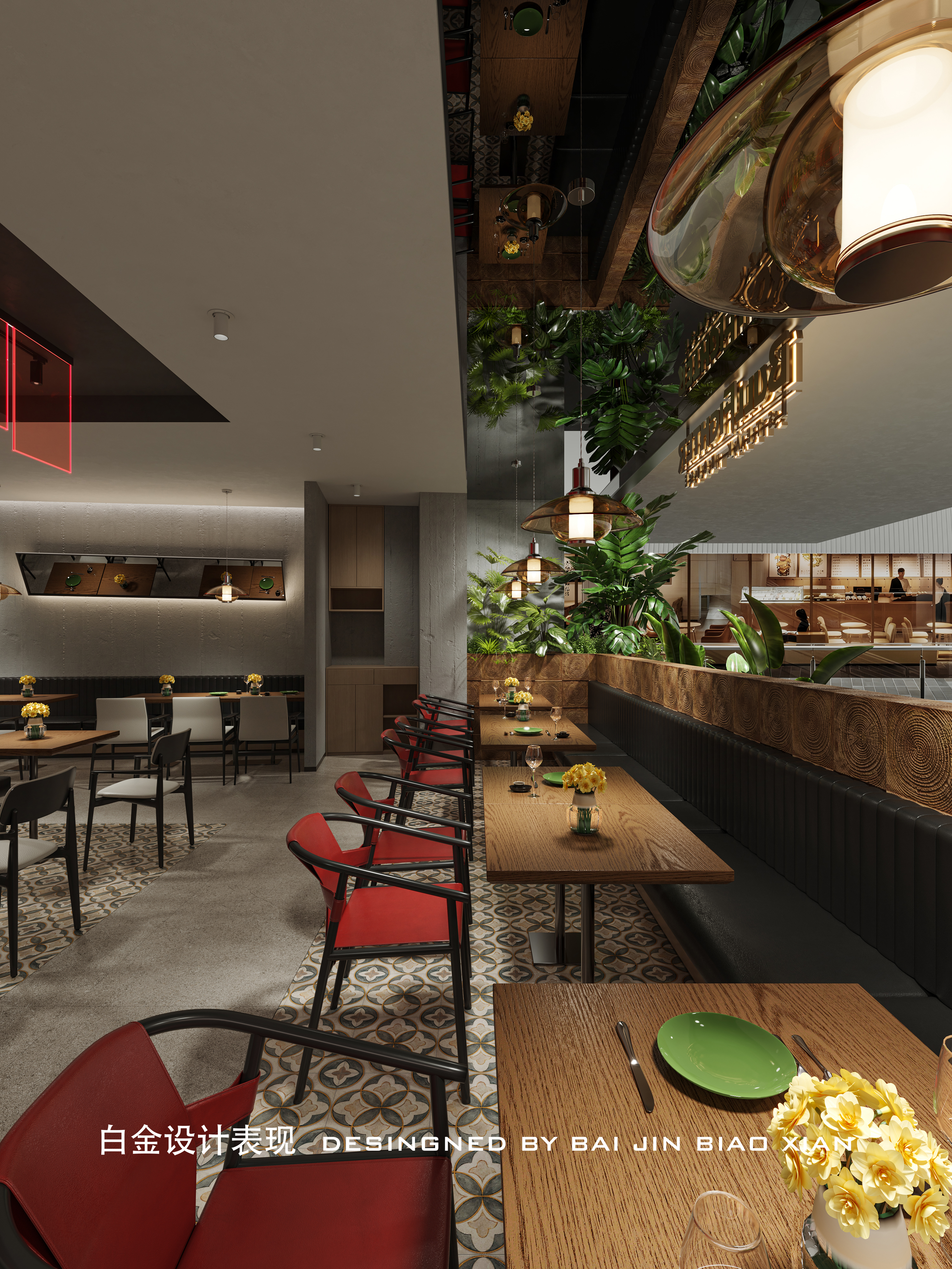 牛排餐厅 牛排店 餐饮空间 工装餐厅 餐饮店-10