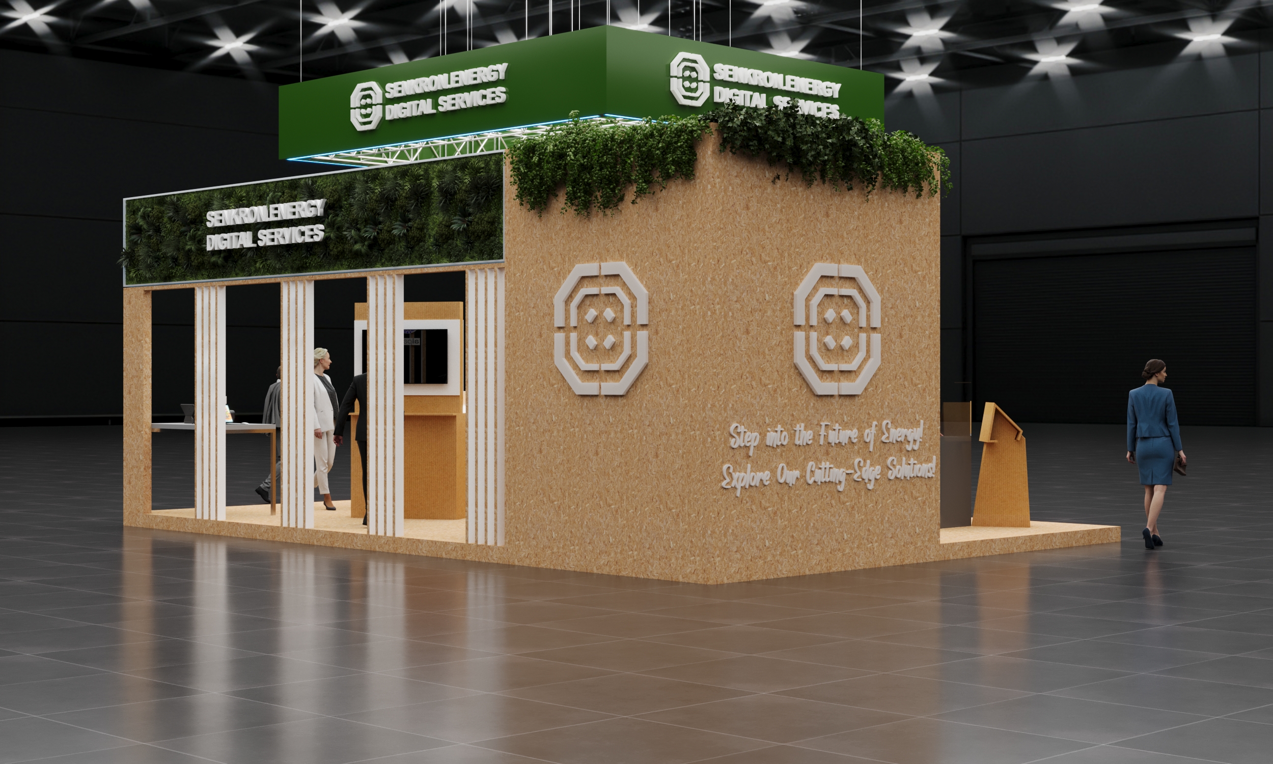 Senkron Energy 数字服务展位设计丨Begum Seckin-18