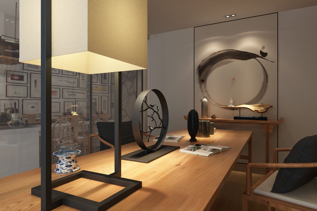 新中式 中式古典 奢华家装别墅样板房-11-28