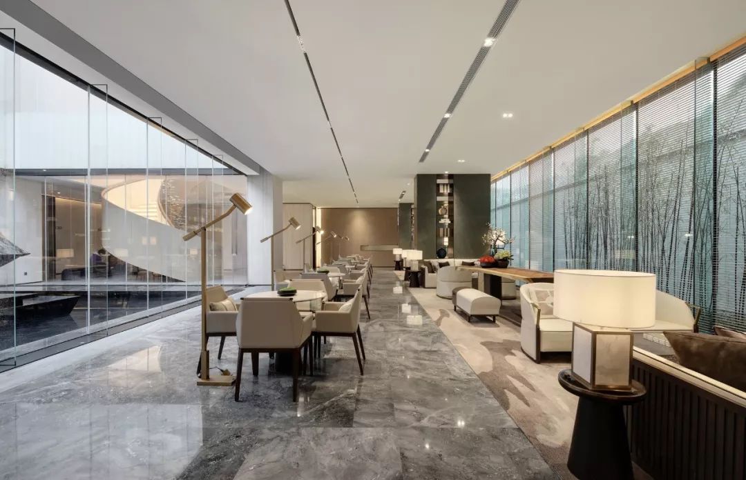 天津津门大院售楼处 | 古韵墨色与现代材质的完美融合-106