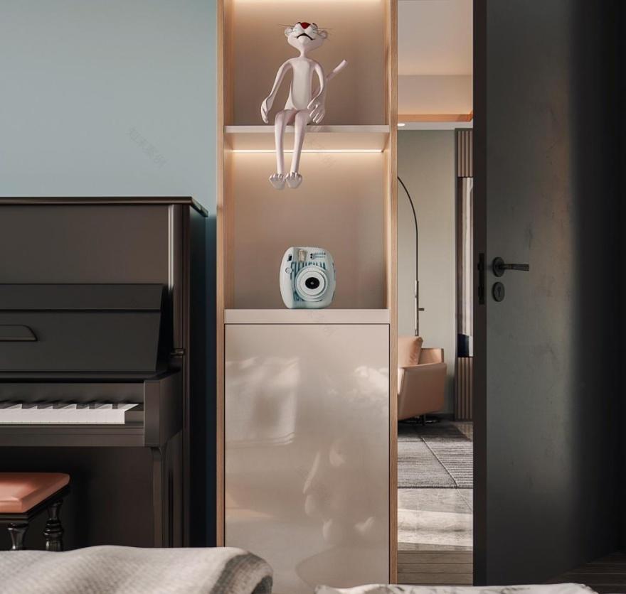 绿色调的温馨家居设计-25