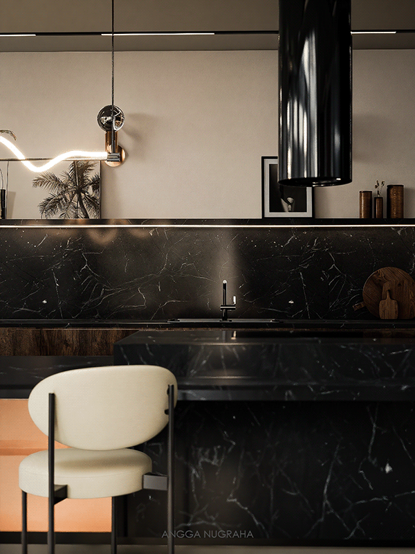 现代客厅别墅设计-9