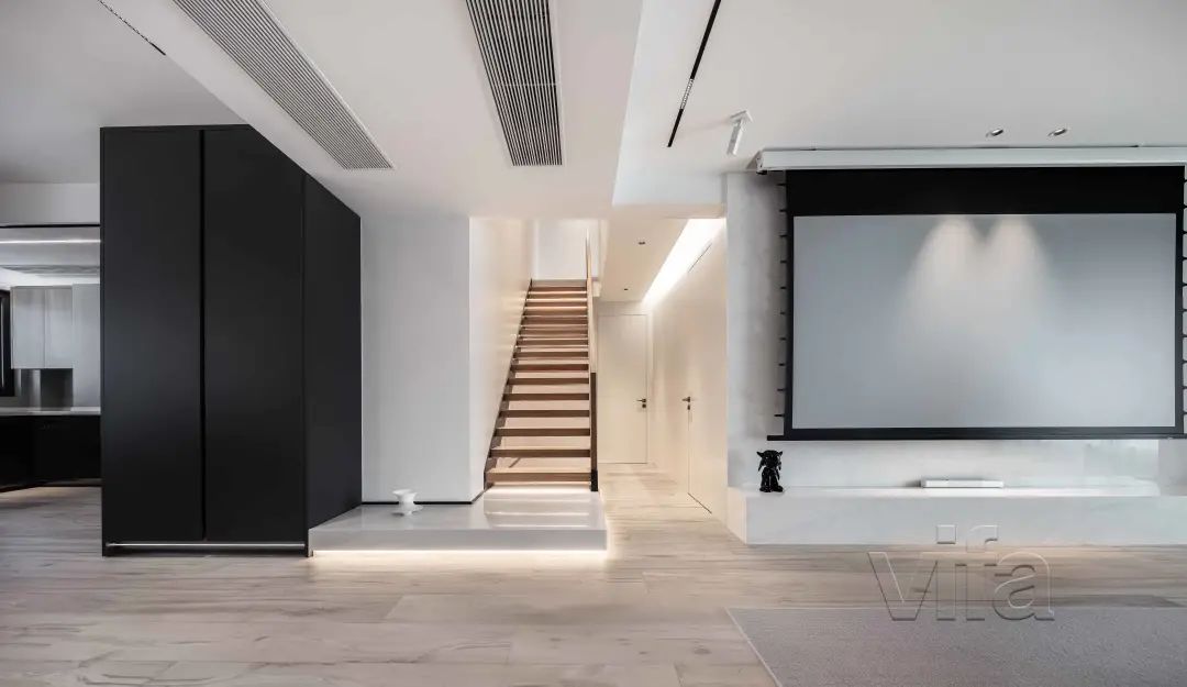 极简勾勒的静奢空间 · 196㎡复式住宅现代简约设计丨中国浙江-7