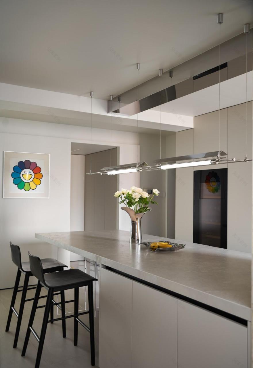 《石语》121㎡极简生活空间设计-24