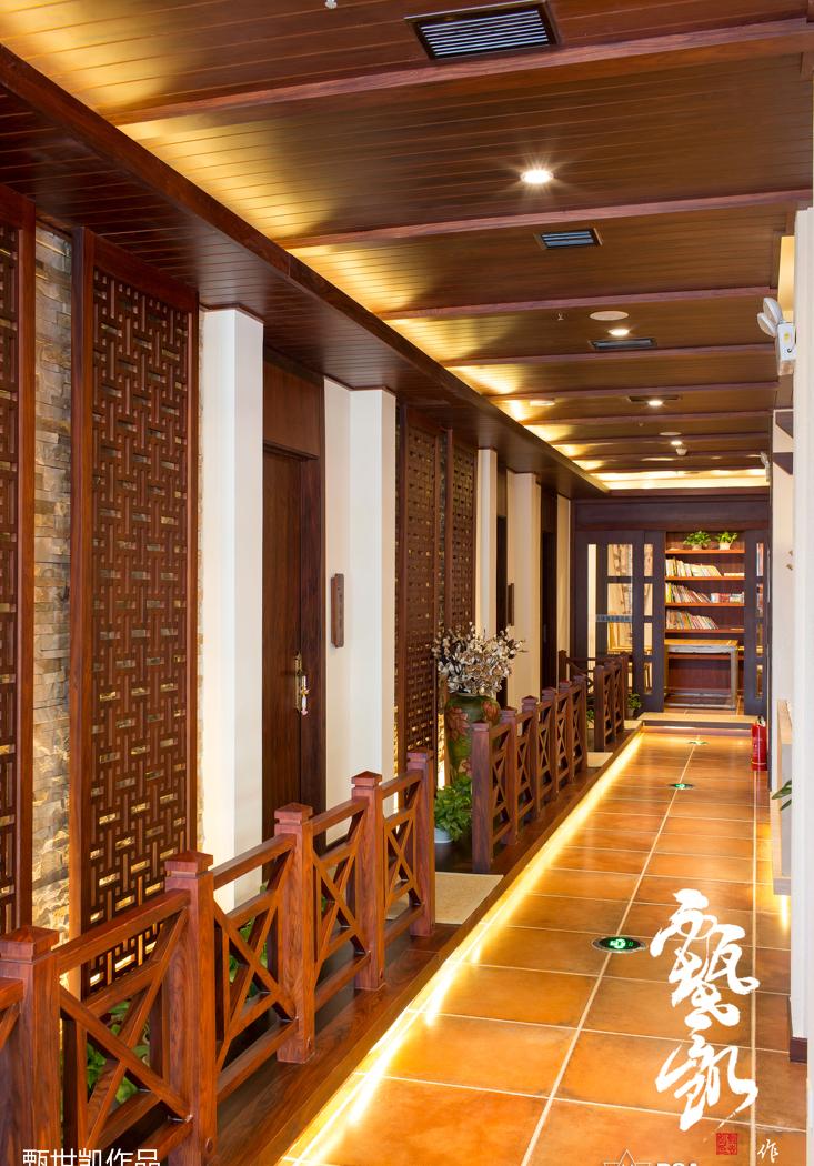 瑜伽馆丨甄世凯设计—【优雅.东方】鞍山市摩力瑜伽-12