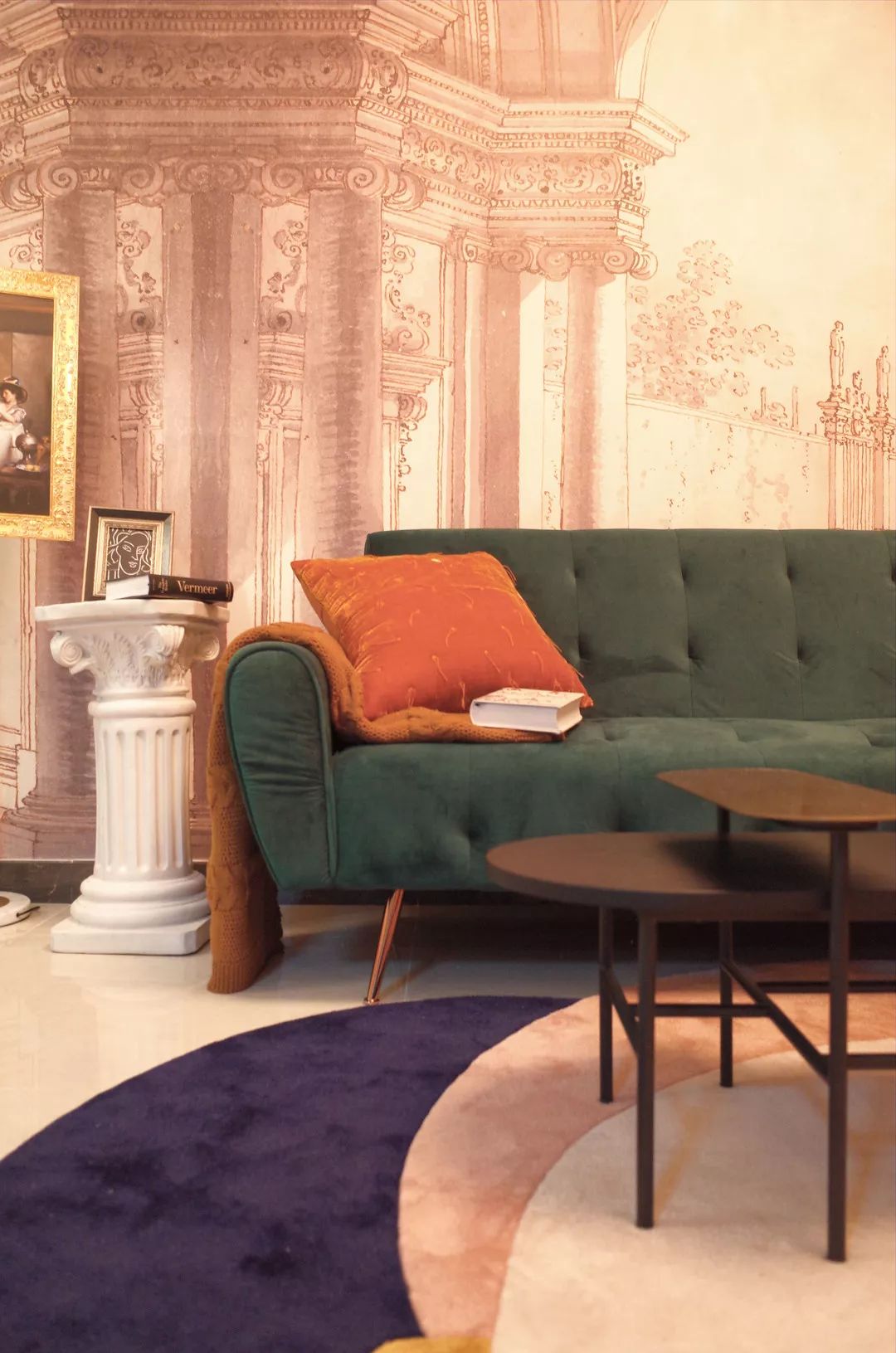 融合古典与现代，打造 42 平米住宅空间的魅力设计-58