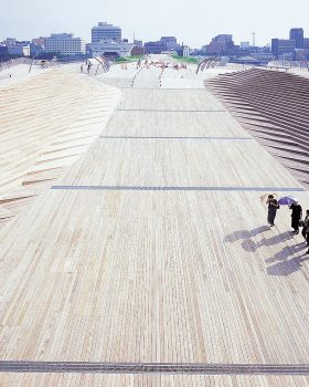 Yokohama International Port Terminal "first major" parametric building