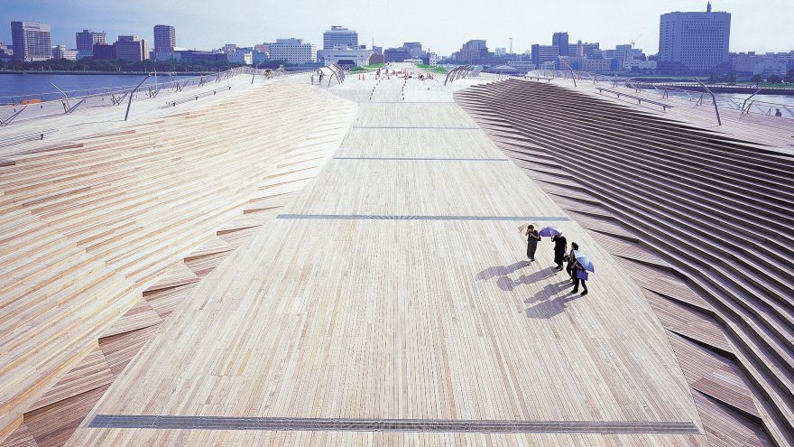 Yokohama International Port Terminal "first major" parametric building-0