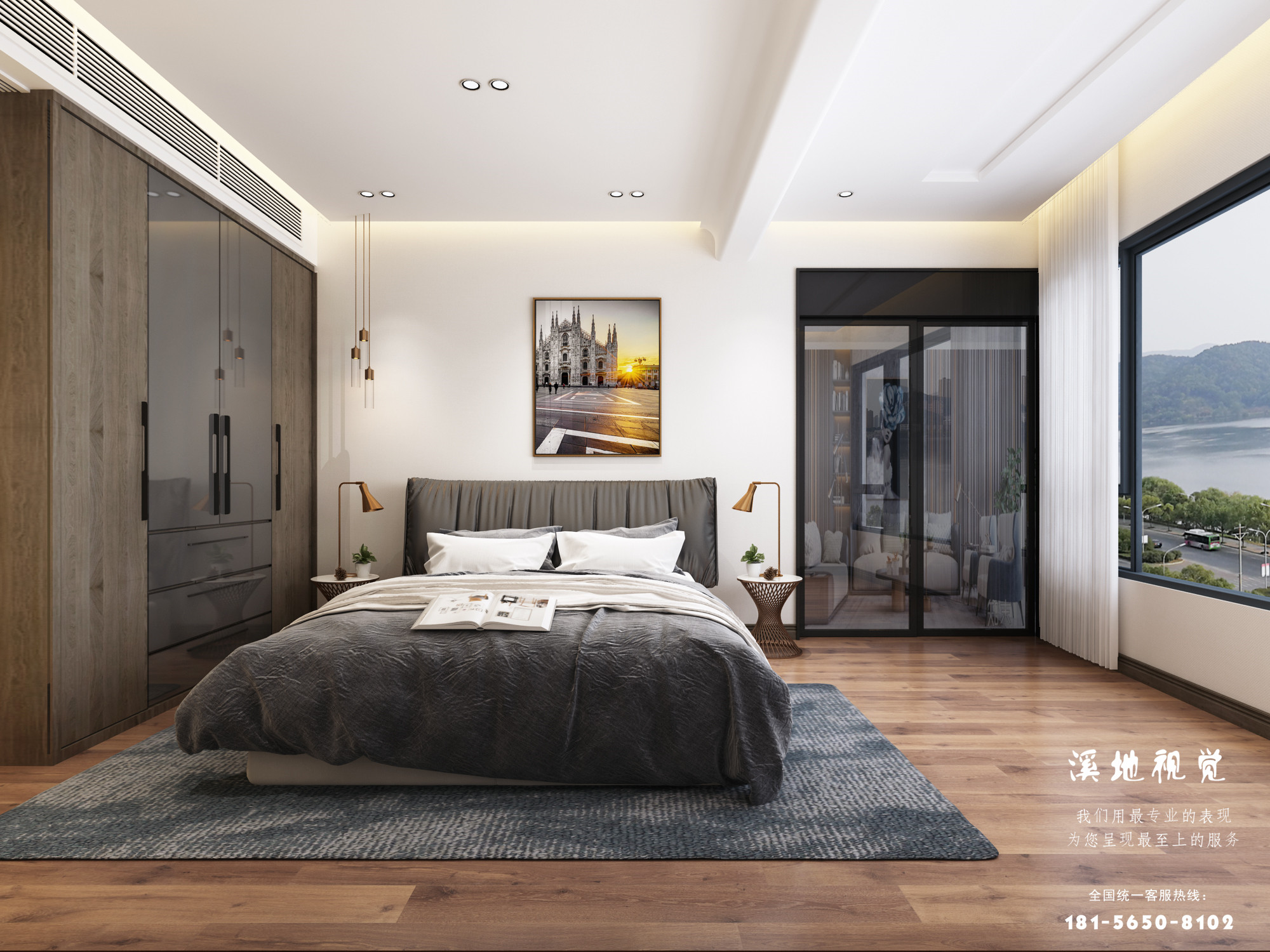 轻奢卧室主卧-5