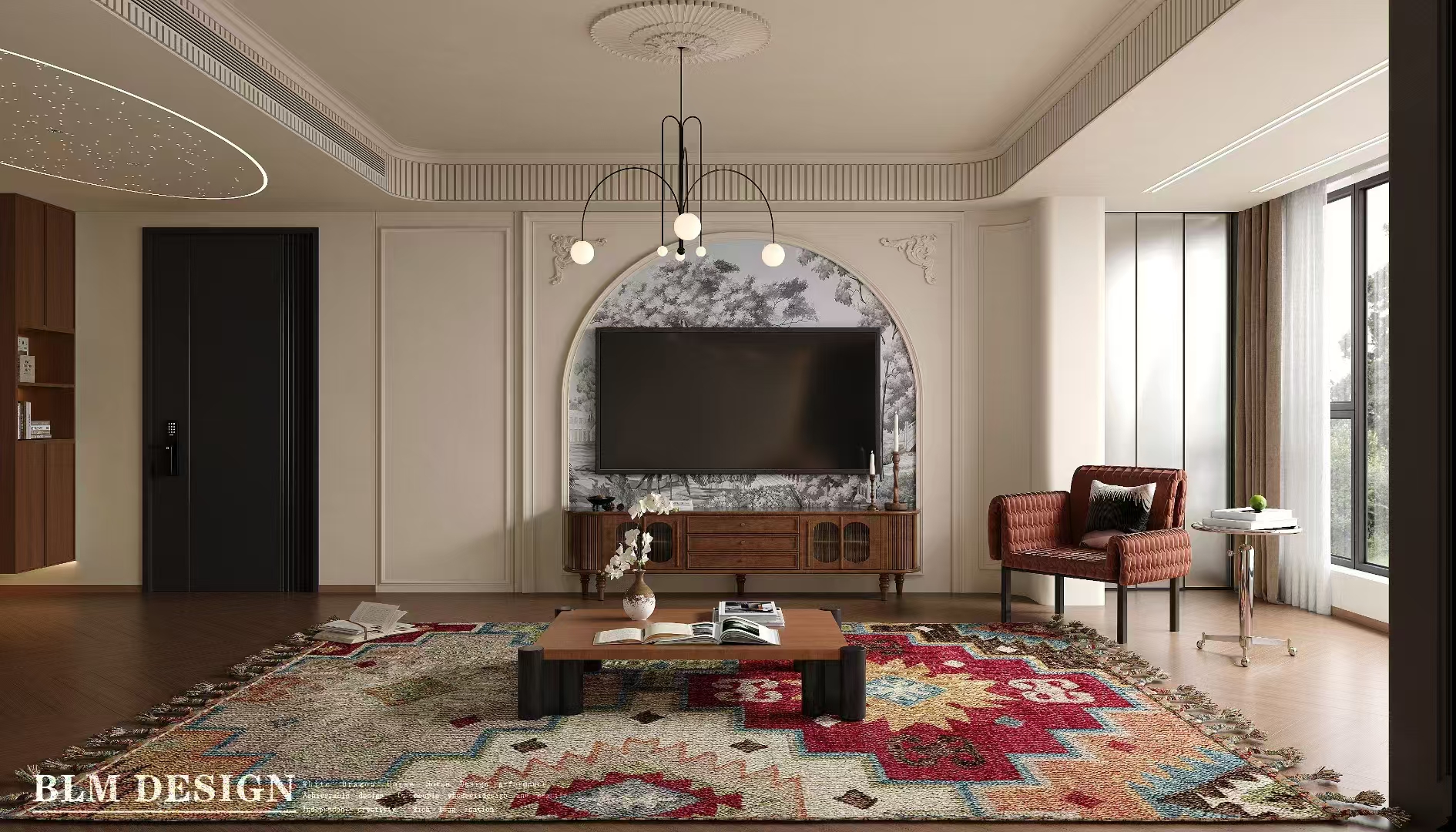 法式  白龙马效果图设计制作-3