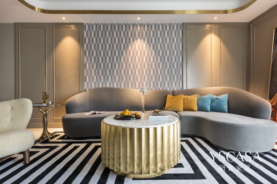 华润二十四城 122.4㎡现代轻奢家居,温馨中展现轻奢品味-19