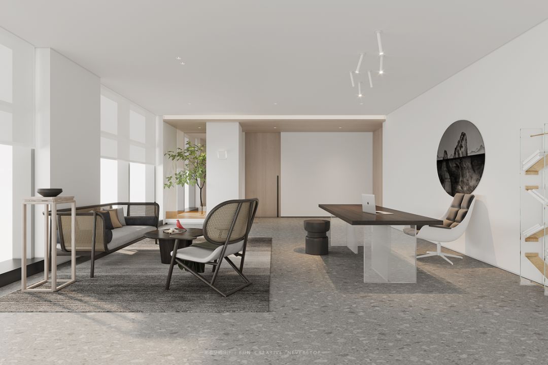 绍兴布莱恩财富办公室，简约设计展现空间美学-26