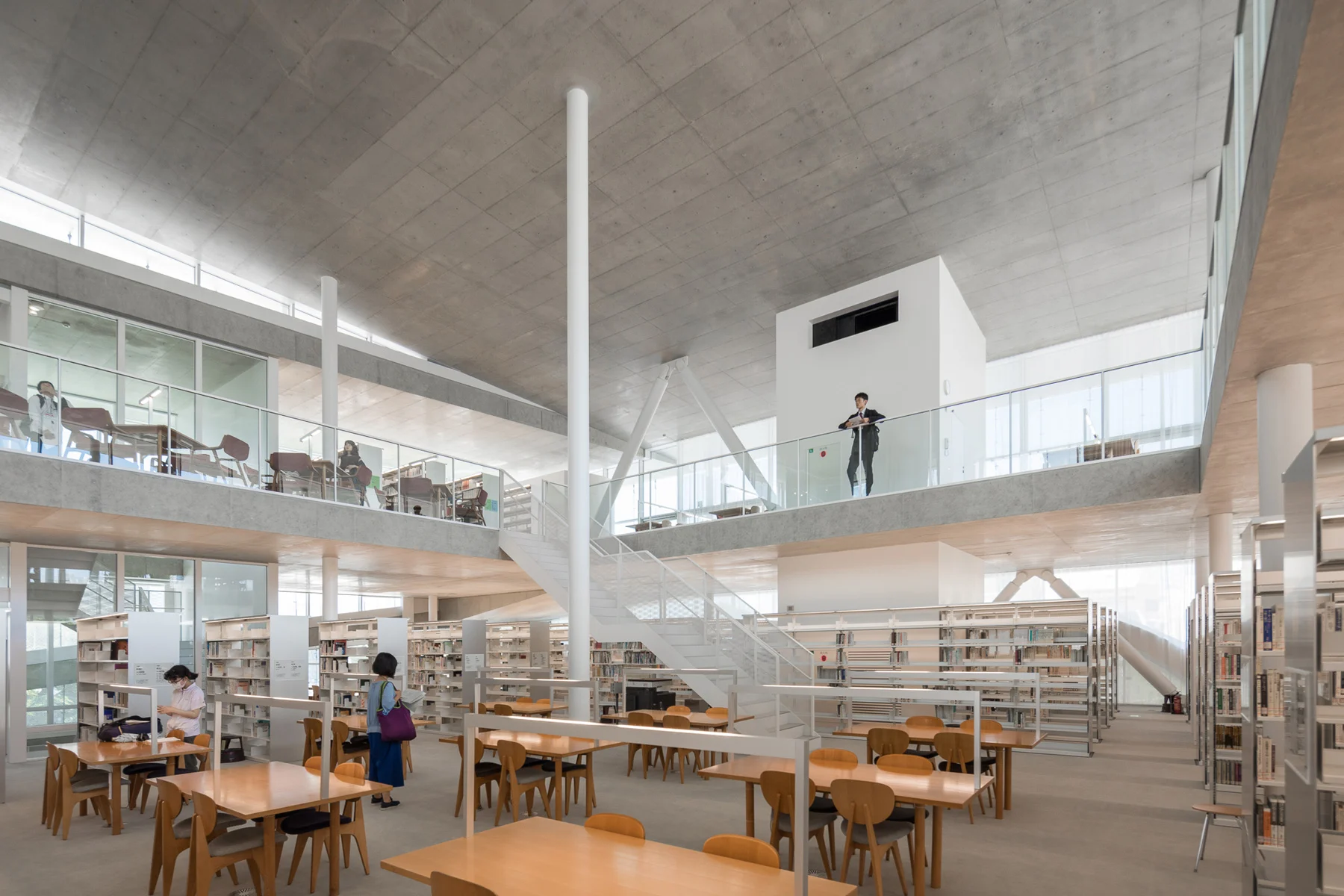 Japan Women’s University library by Kazuyo Sejima-15