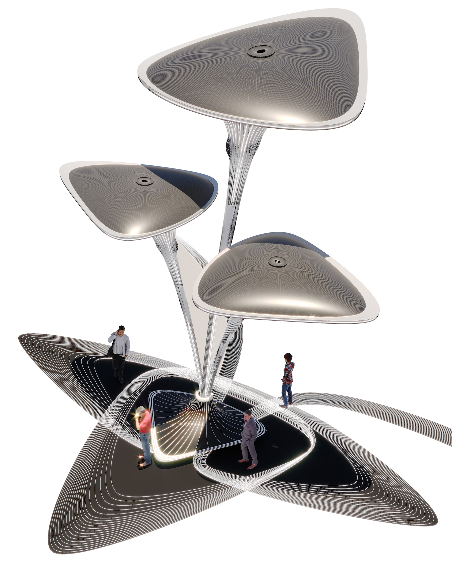 绿洲 + 系统,人造模块化棕榈呼吸结构系统丨阿联酋阿布扎比-19