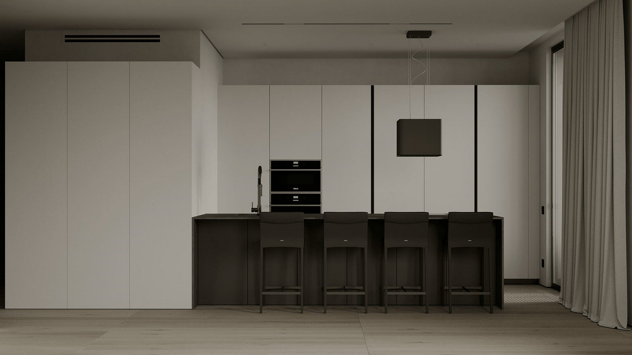 高级灰色系公寓设计-7