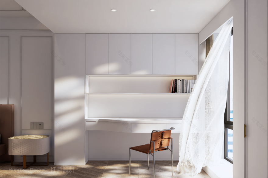 月光梦境 · 法式轻奢亲子住宅设计丨中国福州丨红瓦设计团队-51