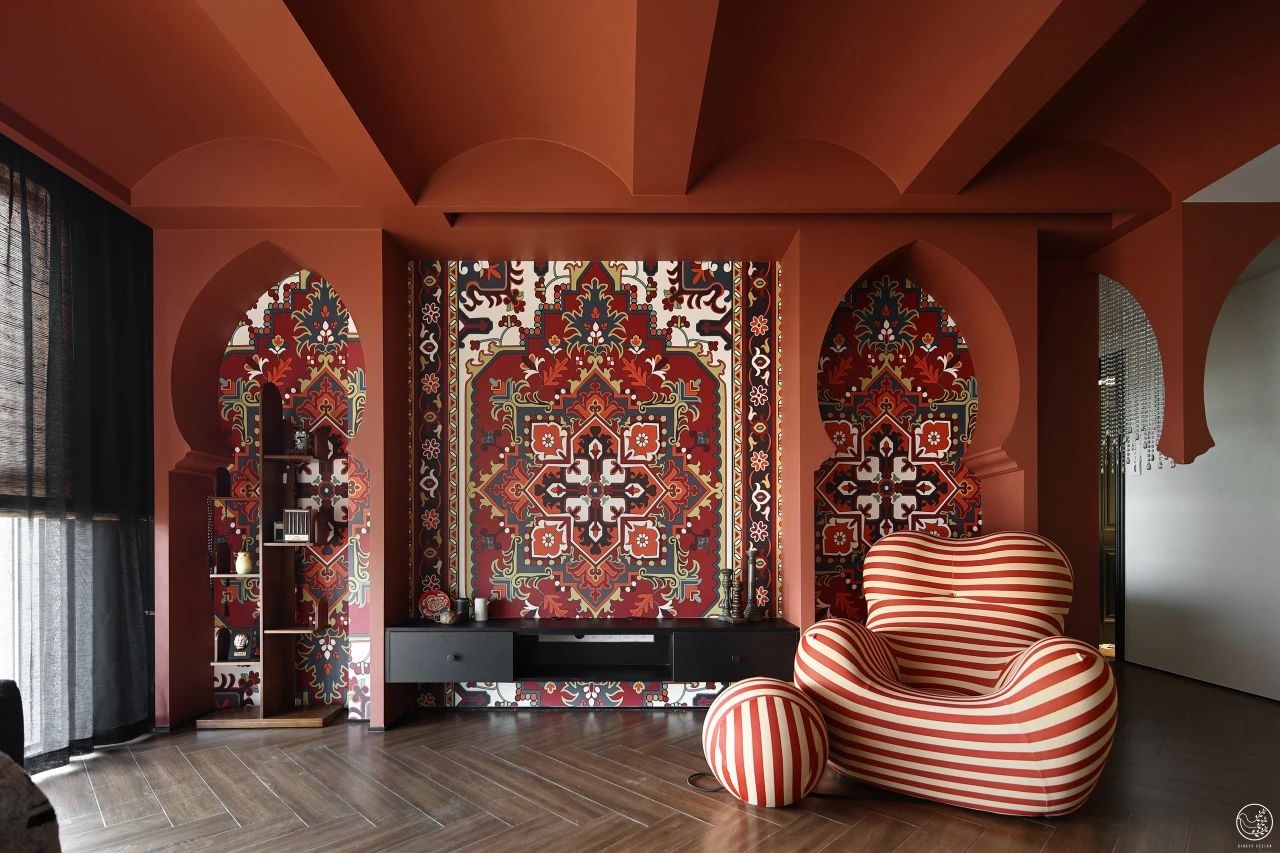 伊斯兰建筑美学,这个家的气场拿捏-14