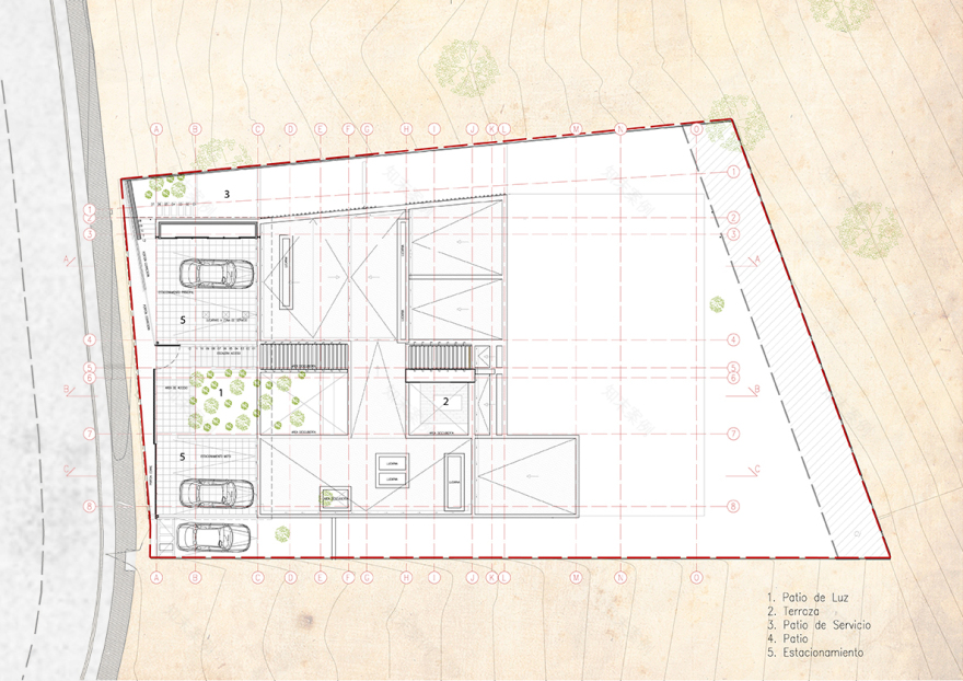 智利 PF House 丘陵景观中的宜居设计-37