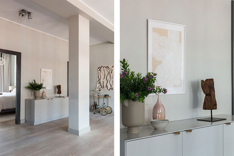 斯德哥尔摩优雅公寓 | 拱窗与开放空间的完美结合-13