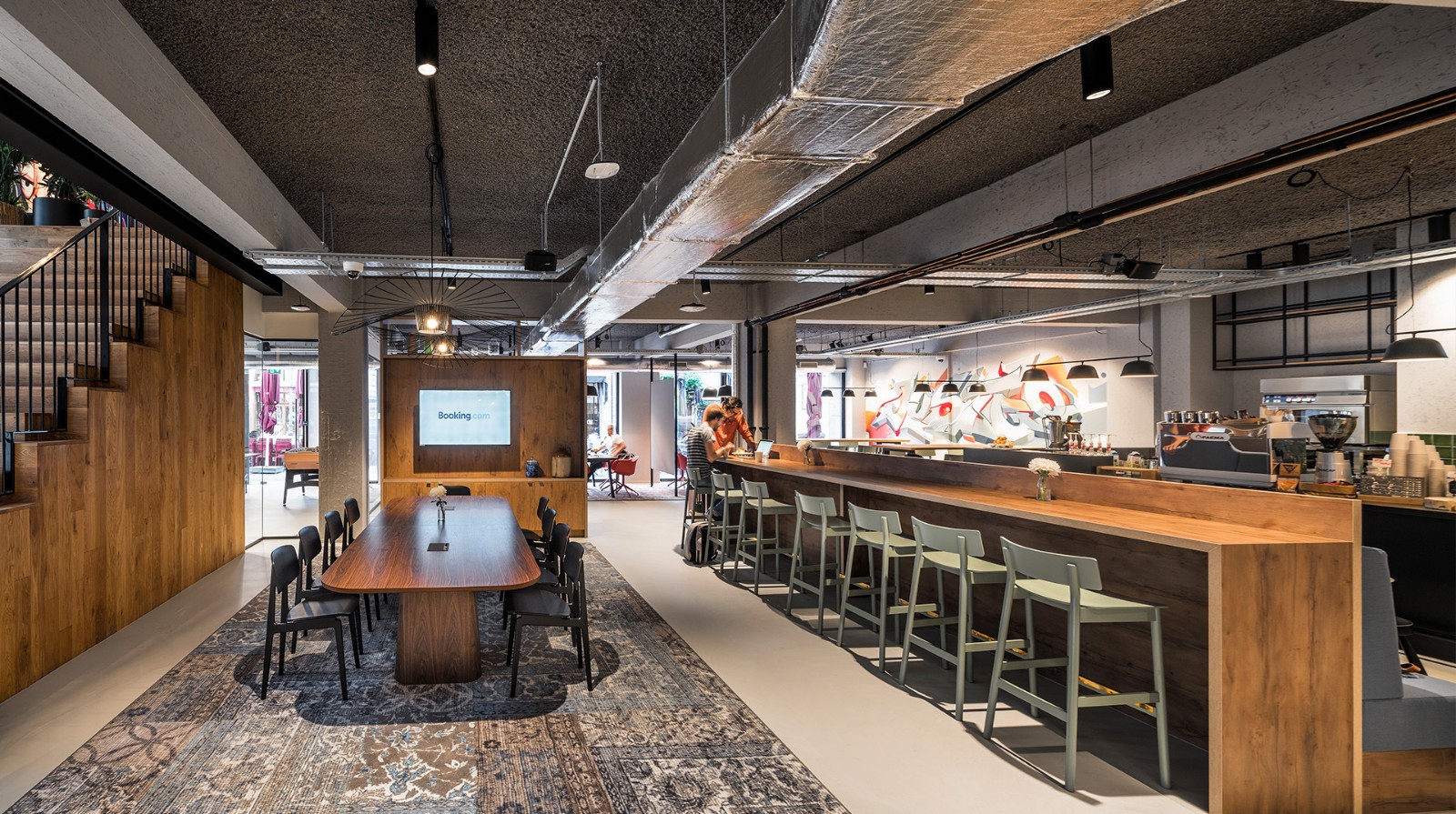 阿姆斯特丹Booking涂鸦艺术办公楼  Hofman Dujardin-6