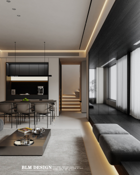 高冷意式——白龙马效果图