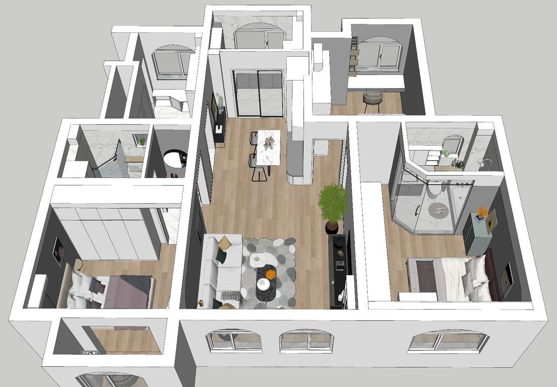 空姐之家 | 舒适实用空间设计-14