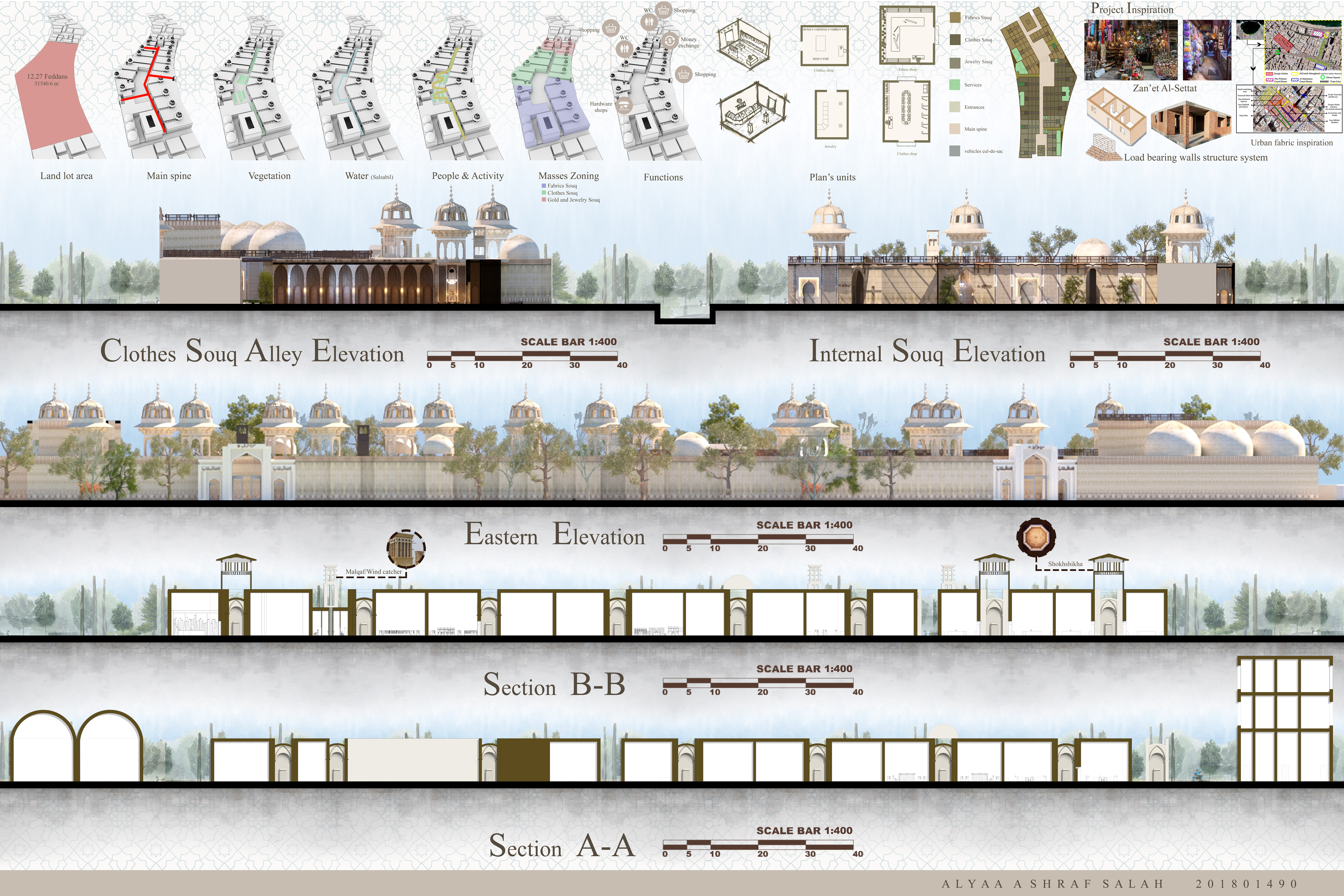 Ale·andria Souqs 设计丨埃及亚历山大丨Pharos 大学建筑系-17