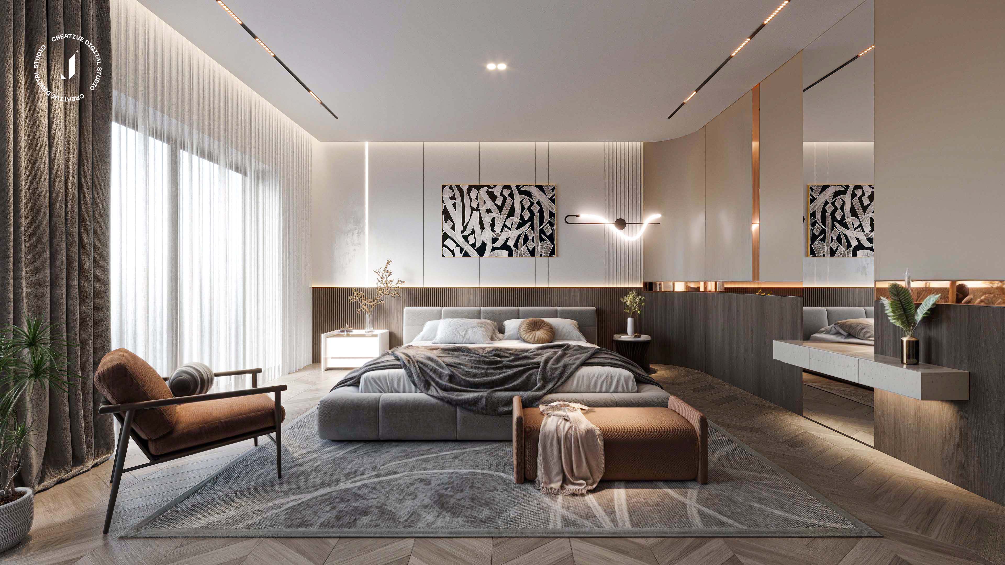 Argan Golf Resort Villa  3D 室内设计丨摩洛哥马拉喀什-14