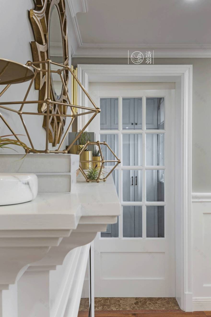 优雅知性,成都 180 平米美式四居室设计-37