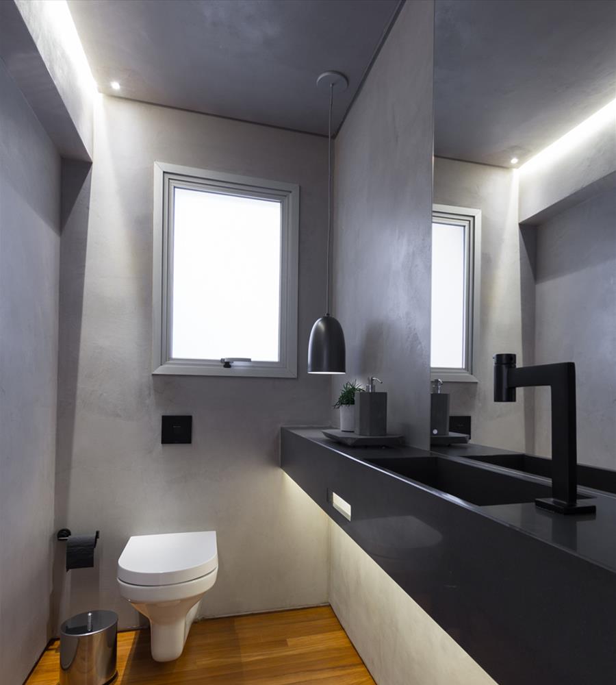 巴西 SP 市区公寓改造 | 混凝土与木质的完美结合-10